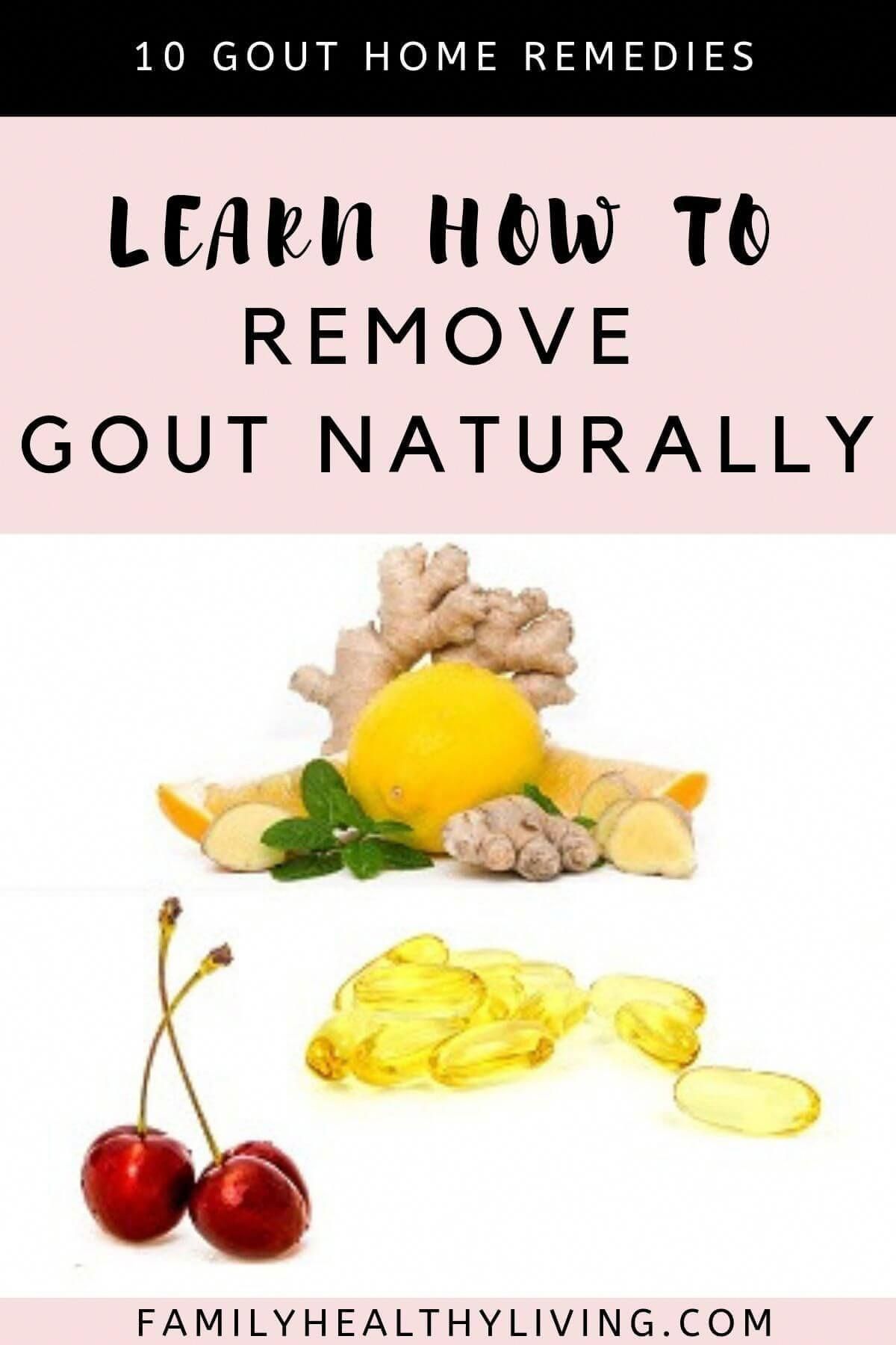 10 Gout Home Remedies