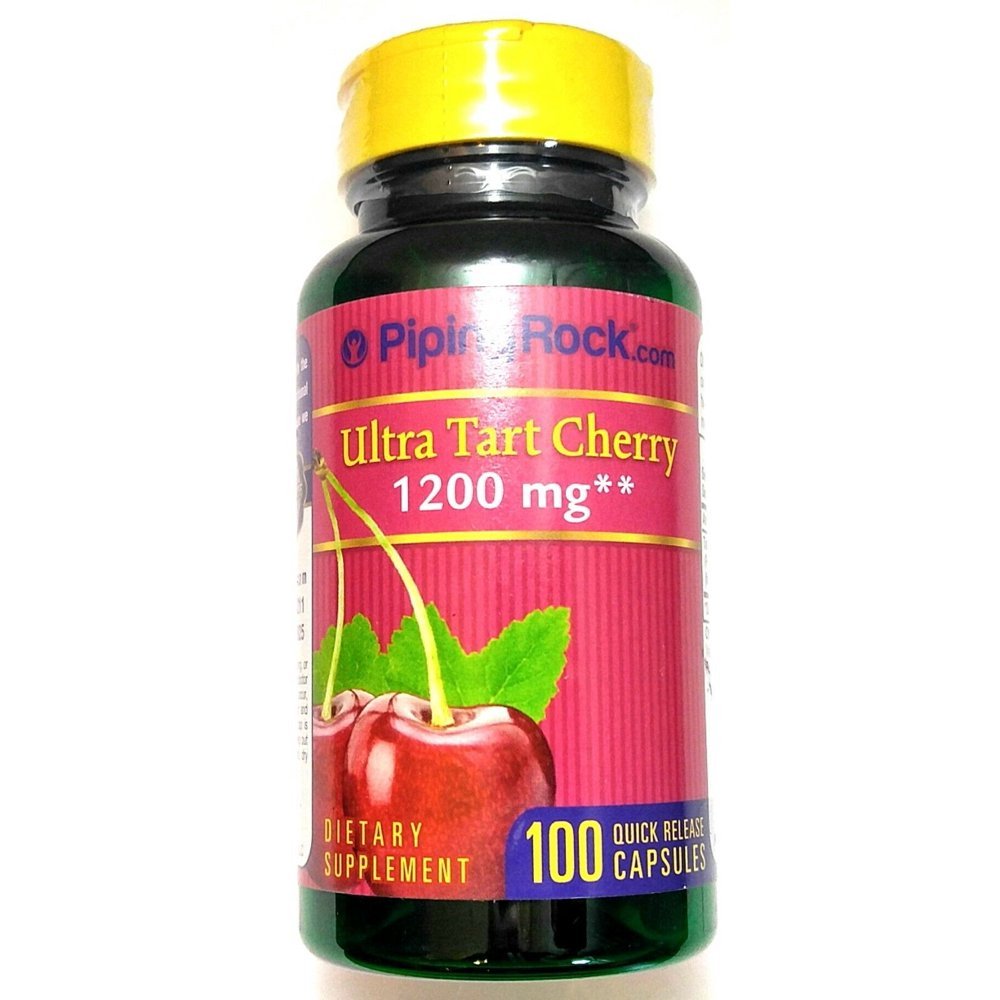 1200mg Ultra Tart Cherry 100 Capsule 4:1 Extract Antioxidant Gout ...