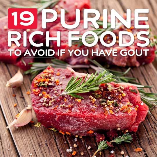 19 High Purine Foods to Avoid if You Have Gout