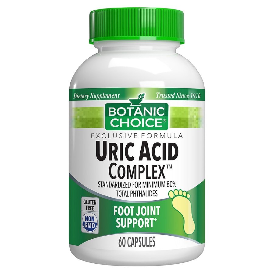 Botanic Choice Uric Acid Complex Dietary Supplement Capsules