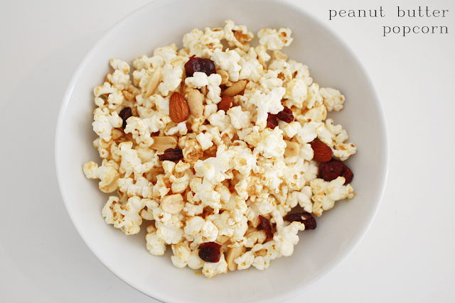 bryn alexandra: Protein Packed Peanut Butter Popcorn