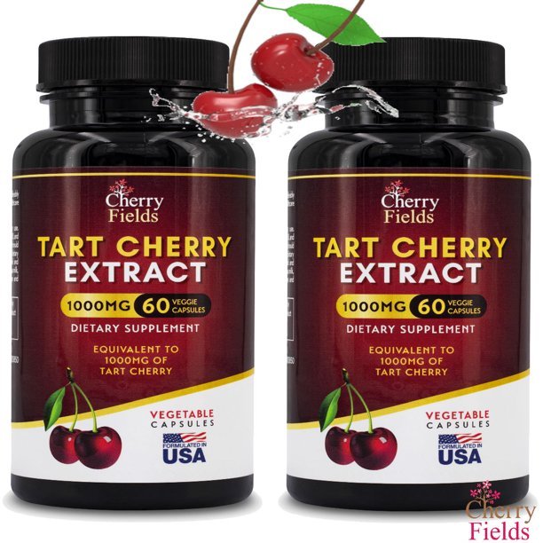 Cherry Fields Tart Cherry 1000 MG Extract Helps Lower Uric ...