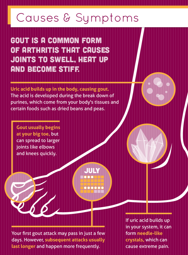 food that causes gout