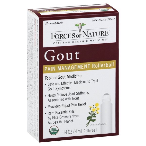 Forces Of Nature Medicine Gout Pain Management, Rollerball ...
