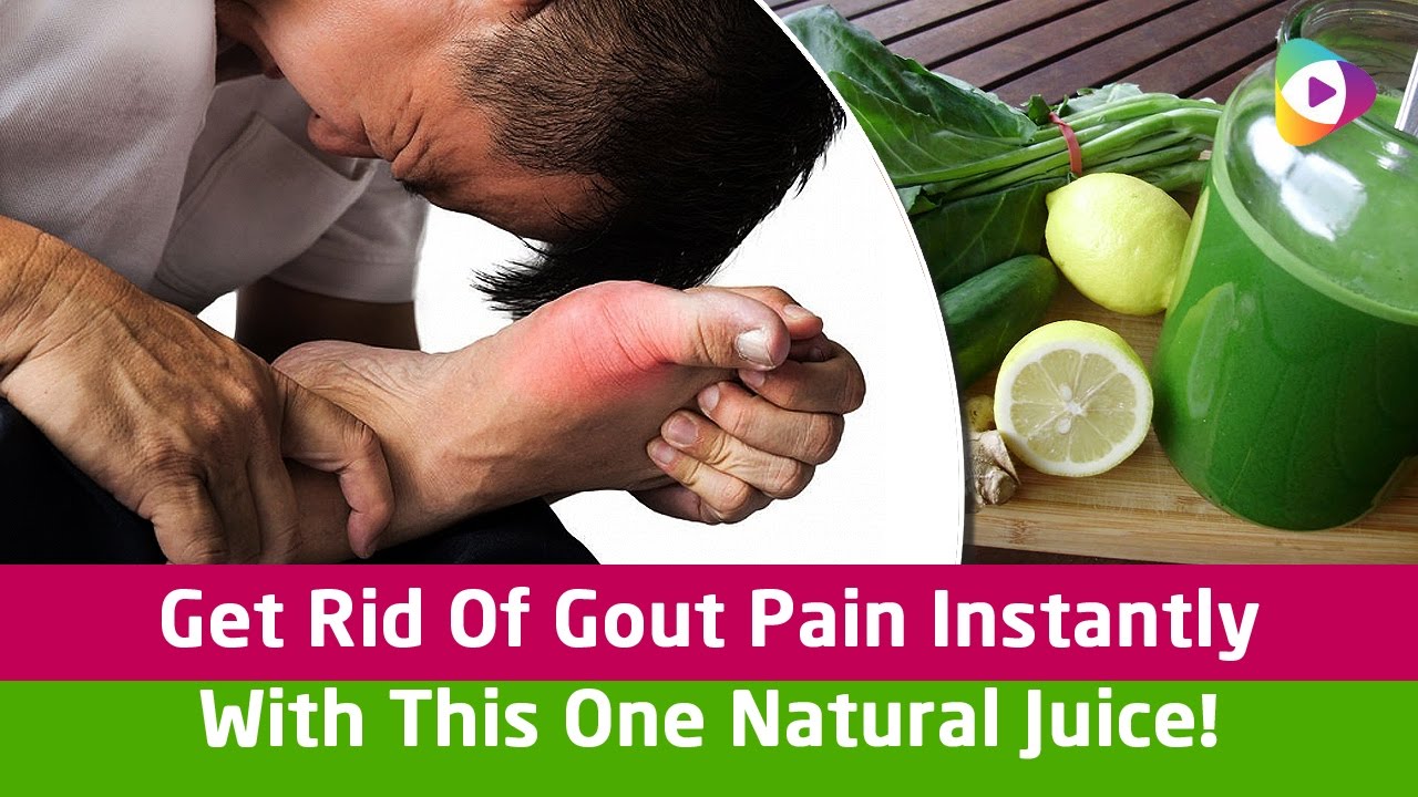 Get Rid Of Gout Pain Instantly With This One Natural Juice!