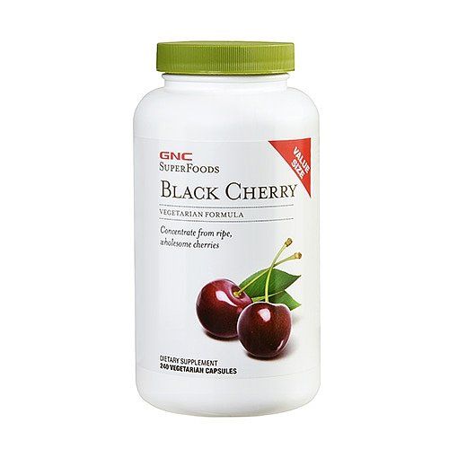 GNC SuperFoods Black Cherry VALUE SIZE 240 Vegetarian caps ...