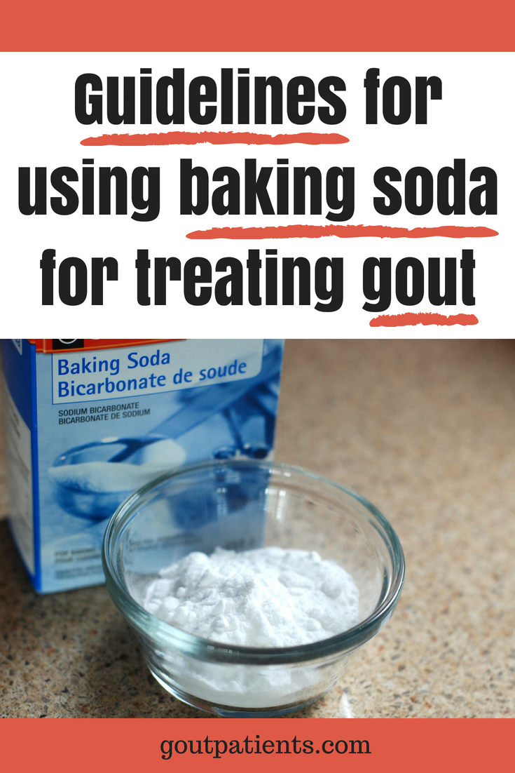 Guidelines for using baking soda for treating #gout ...