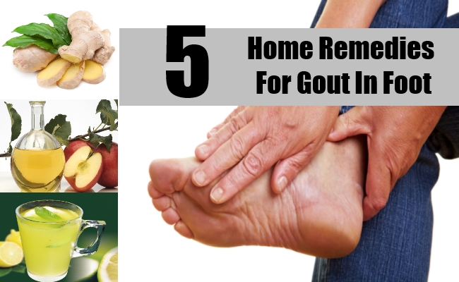 Home Treatment for Gout in Foot: Get the Reliever