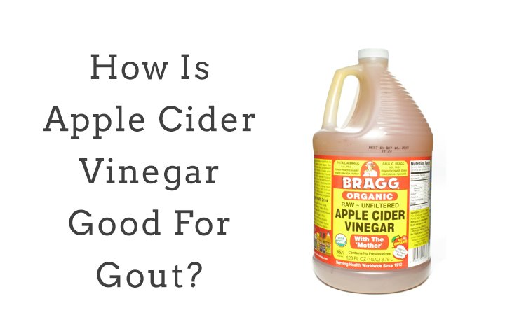 How can apple cider vinegar help in gout?