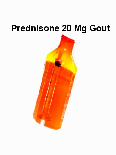 How does prednisone treat gout 