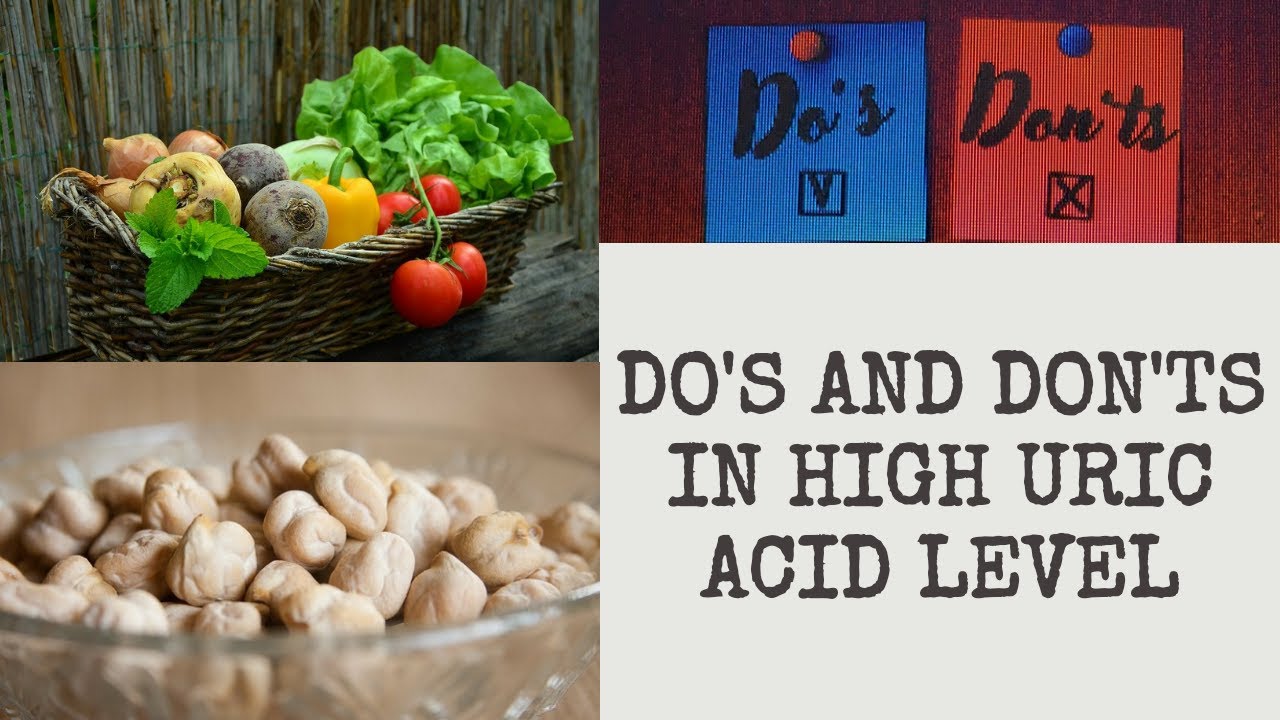 How to manage high uric acid level