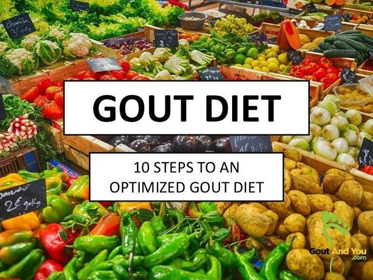 Learn what a gout diet should consist of, what foods to eat and what ...