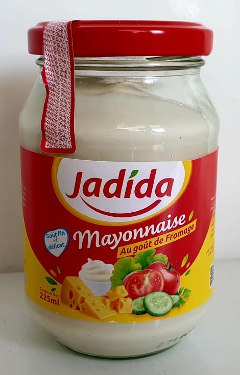 Mayonnaise au gout de fromage « JADIDA » 225ml  Le ...