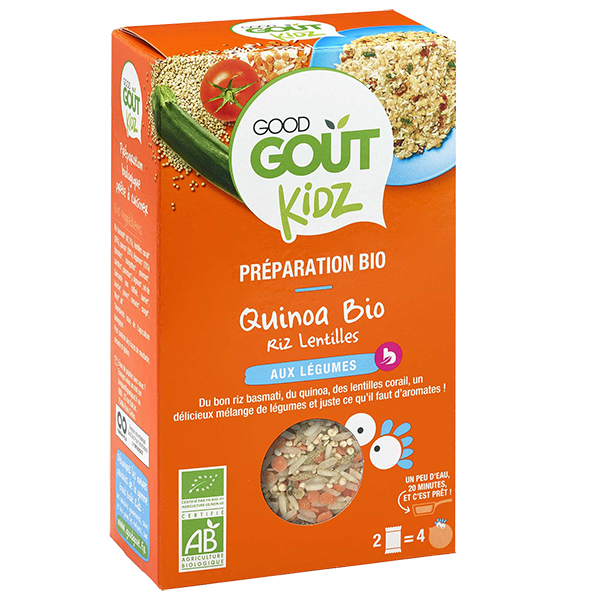 Quinoa Rice Lentils Meal 240g Good Gout Kidz