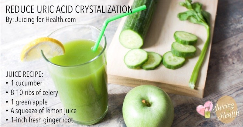 Reduce Uric Acid Crystalization With This Juice To Stop ...