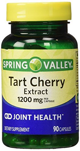 Spring Valley Tart Cherry Extract for Joint Health 1200 Mg ...
