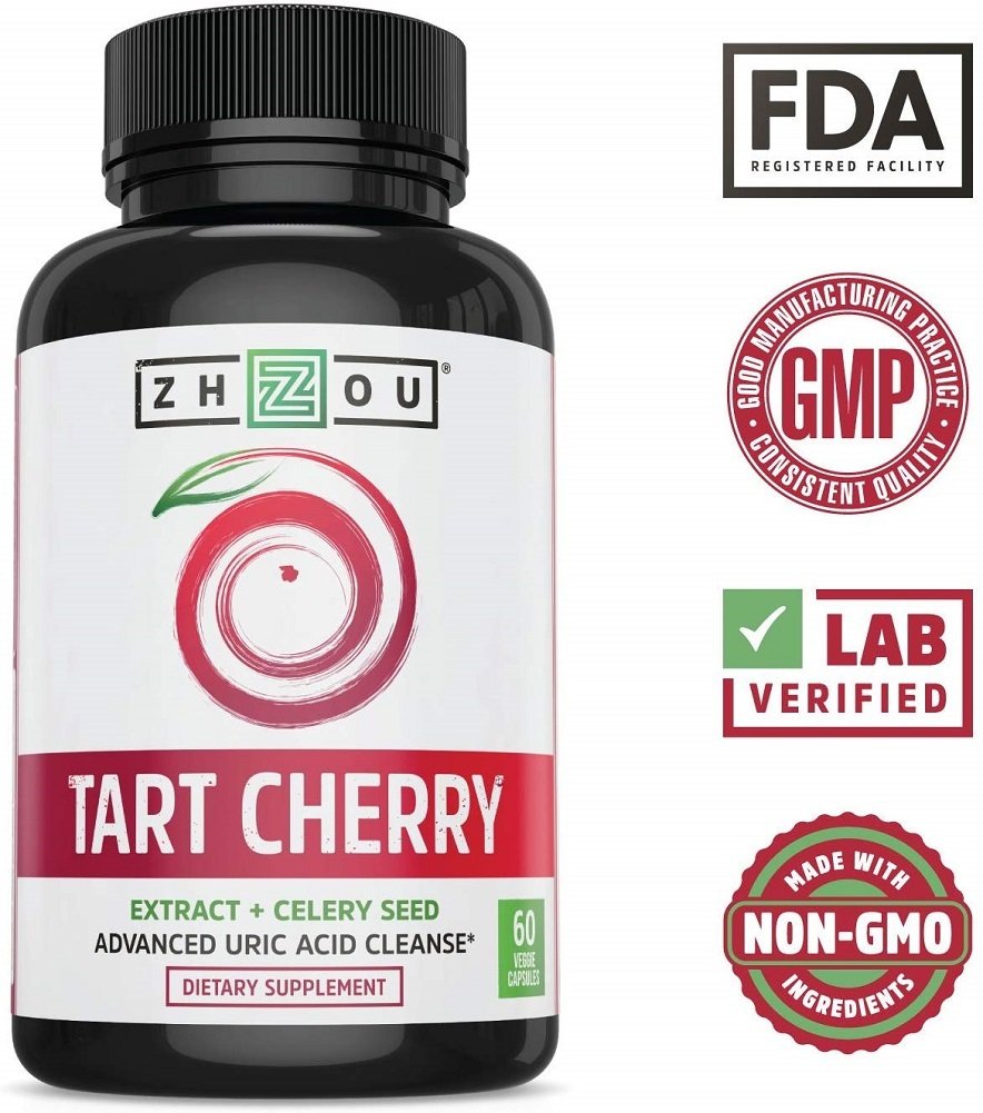 Tart Cherry Extract Capsules with Celery Seed