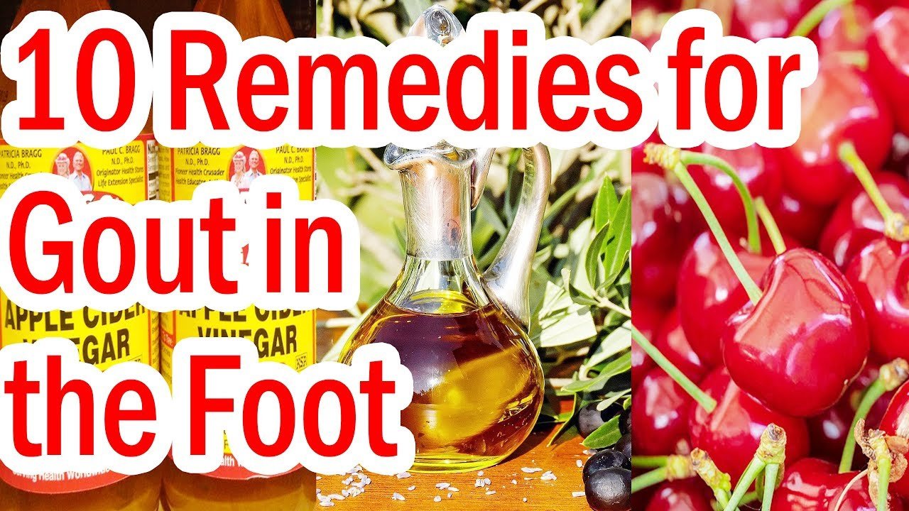 Top 10 Home Remedies for Gout in the Foot