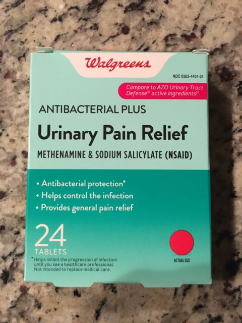 Walgreen Urinary Pain Relief Maximum Strength 24Tablets ...