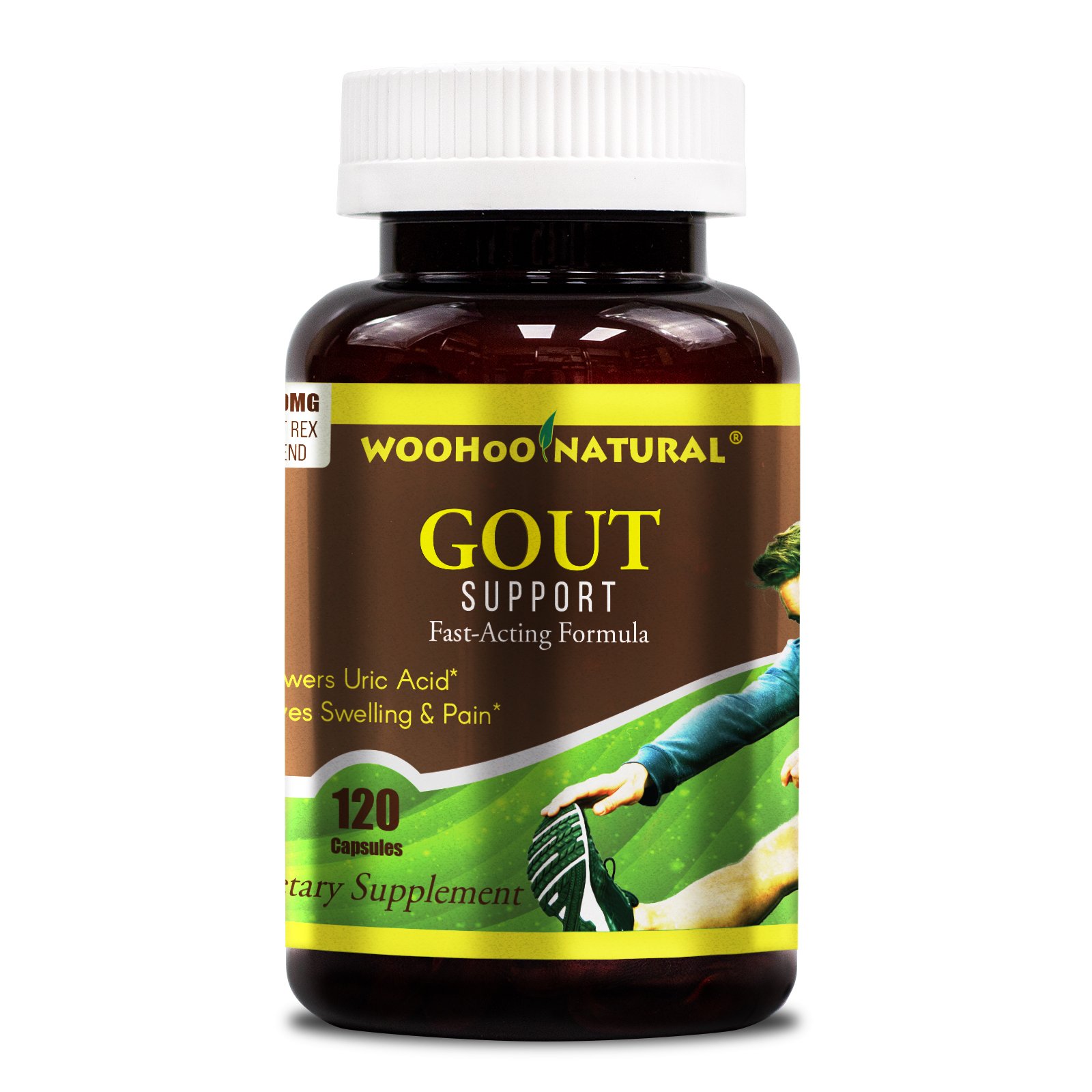 WooHoo Natural Gout Support 120 Capsules